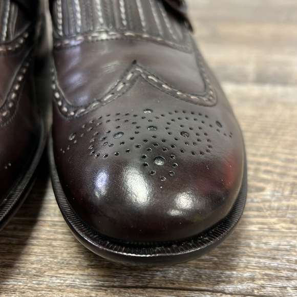 Bottega Veneta Men’s Wing Tip Single Monk Strap Loafers-Made in Italy Size 43/10 - Picture 11 of 11